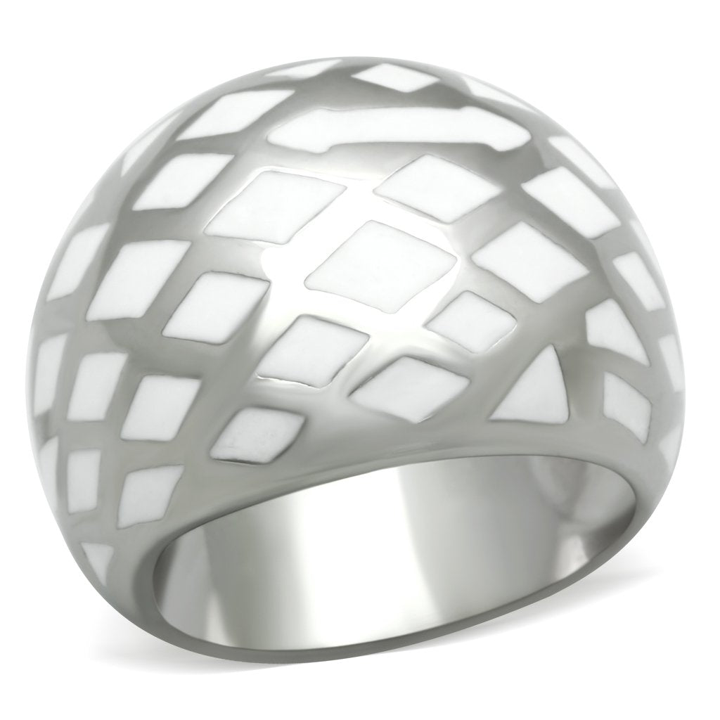 High polished (no plating) Stainless Steel Ring with No Stone