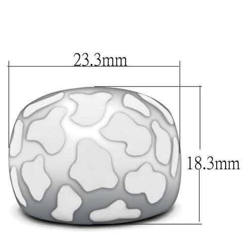 High polished (no plating) Stainless Steel Ring with No Stone