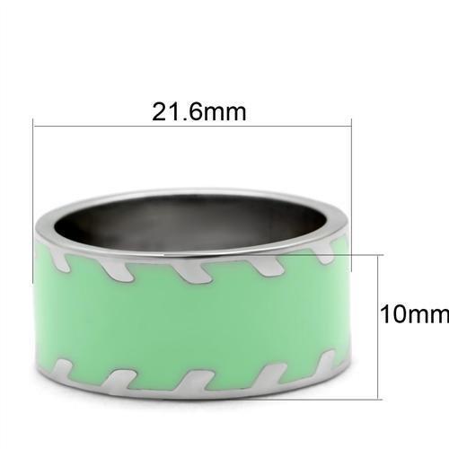 High polished (no plating) Stainless Steel Ring with No Stone