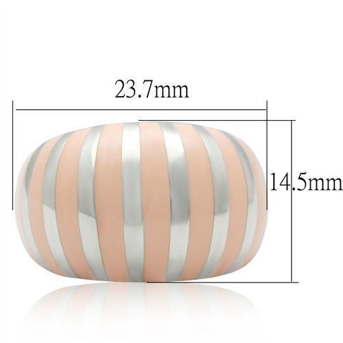 High polished (no plating) Stainless Steel Ring with No Stone