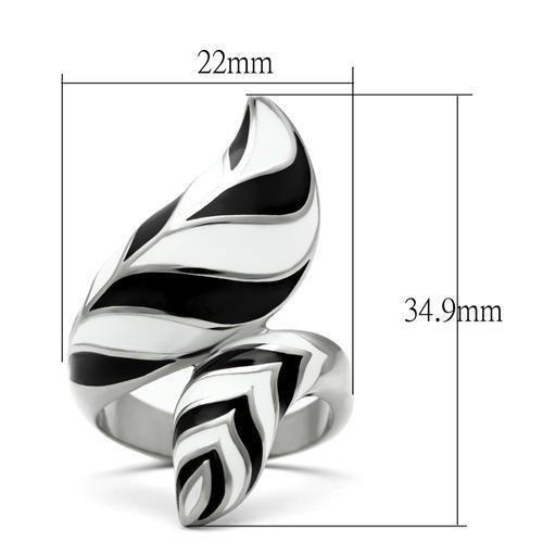 High polished (no plating) Stainless Steel Ring with No Stone