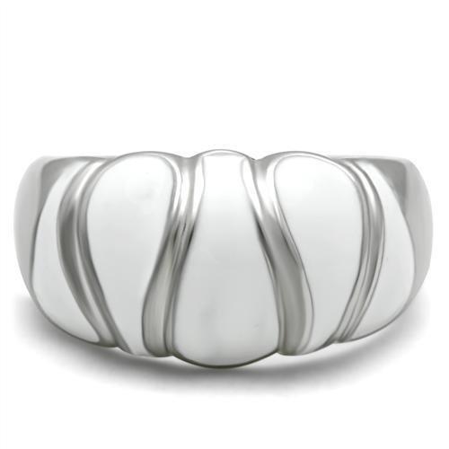 High polished (no plating) Stainless Steel Ring with No Stone