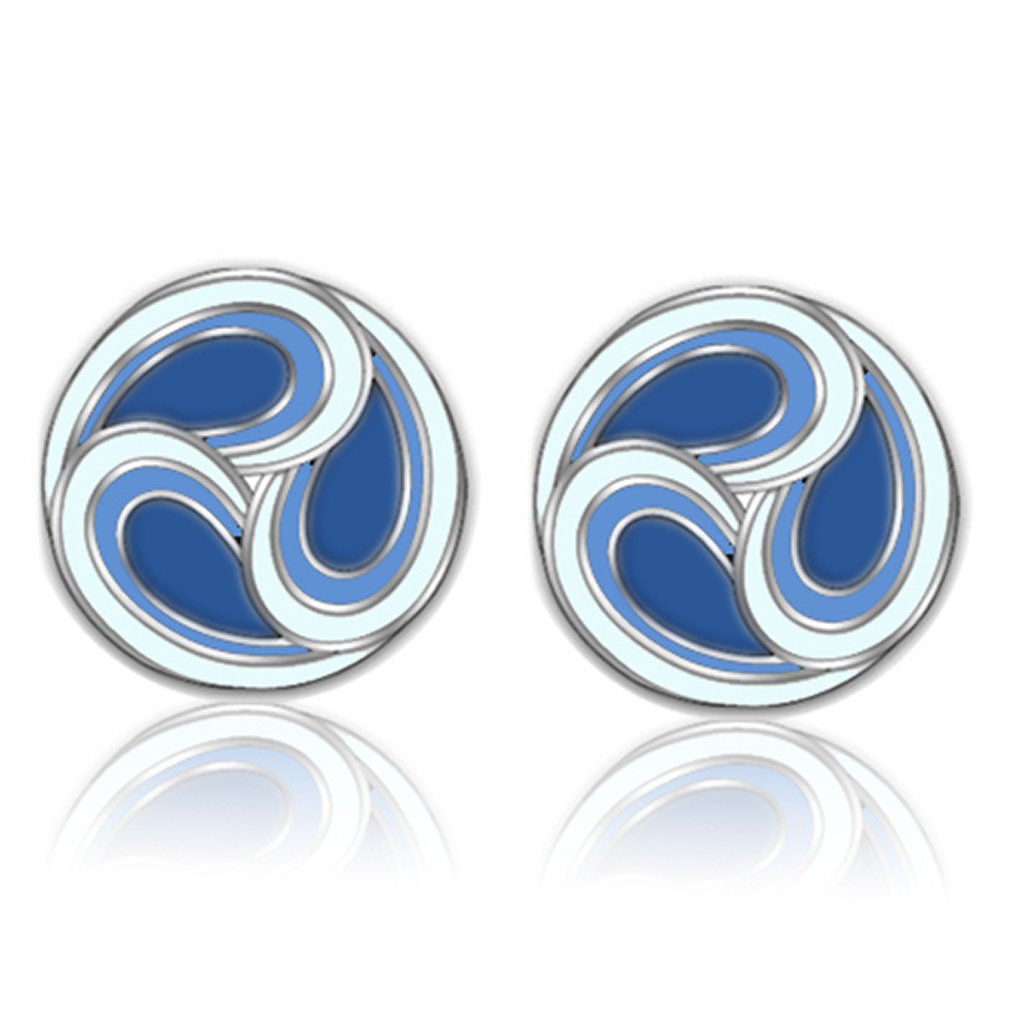 High polished (no plating) Stainless Steel Earrings with No Stone