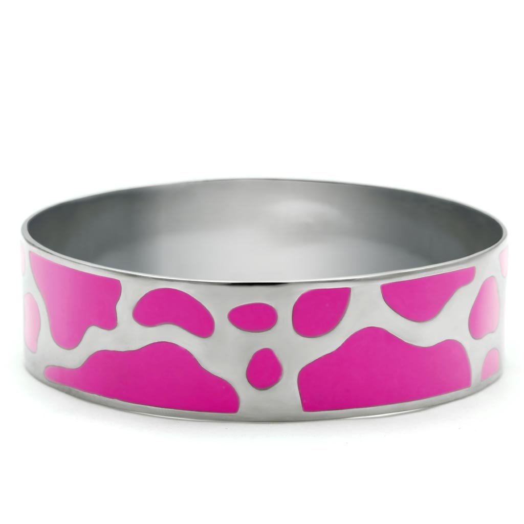 High polished (no plating) Stainless Steel Bangle with No Stone