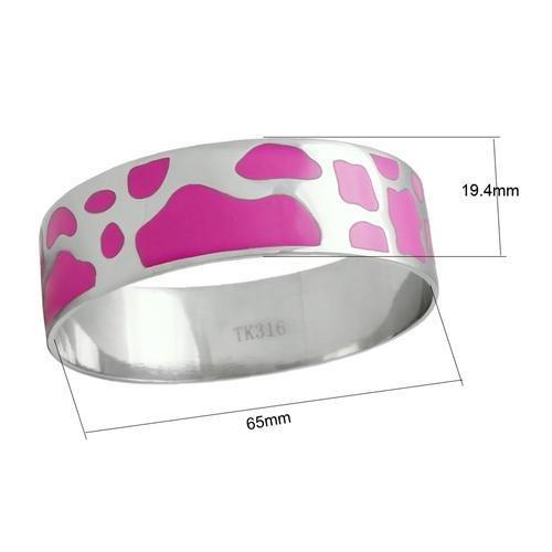 High polished (no plating) Stainless Steel Bangle with No Stone