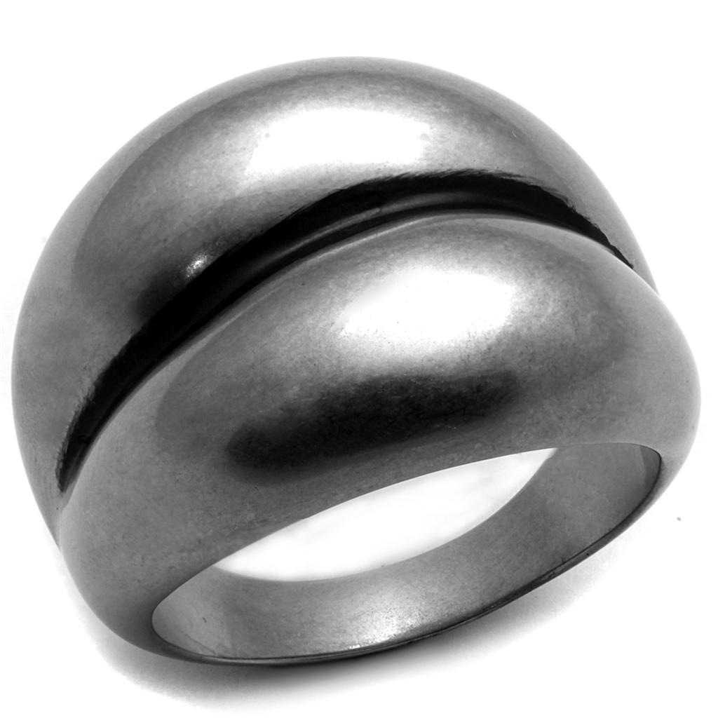 Antique Silver Stainless Steel Ring with No Stone