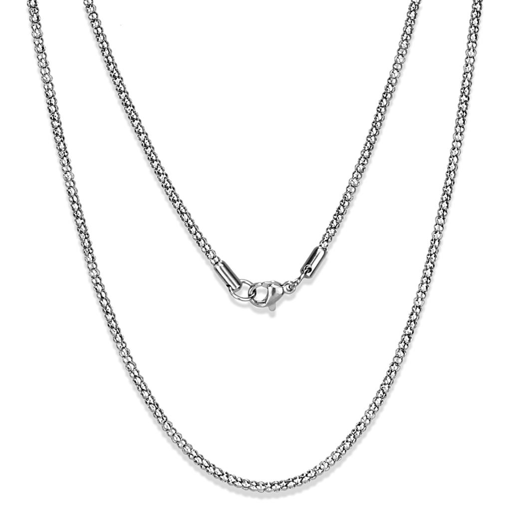 High polished (no plating) Stainless Steel Chain with No Stone