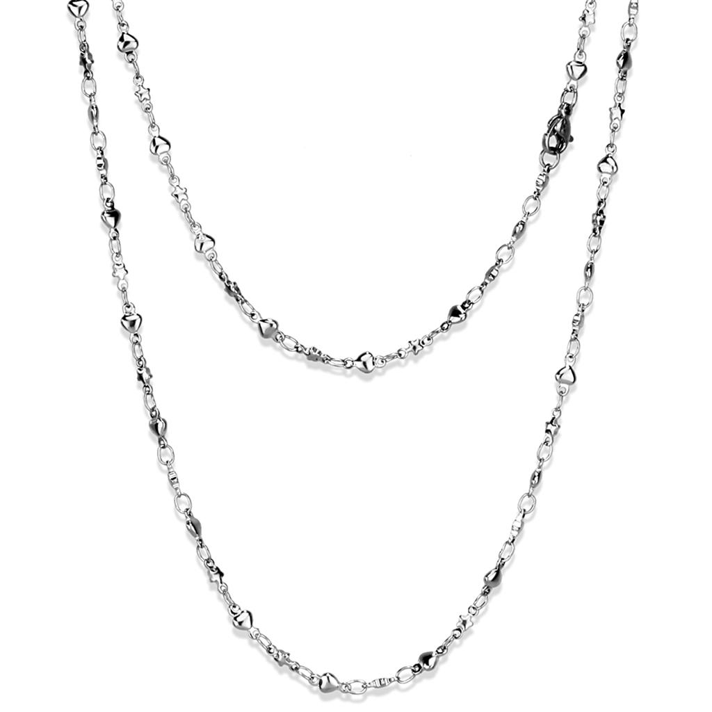 High polished (no plating) Stainless Steel Chain with No Stone
