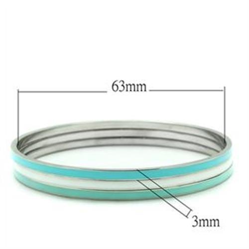 High polished (no plating) Stainless Steel Bangle with No Stone