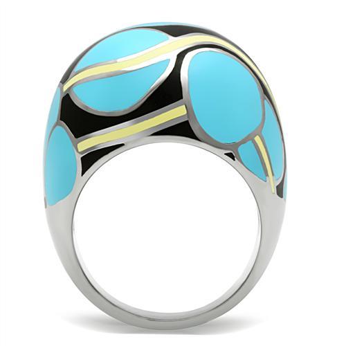 High polished (no plating) Stainless Steel Ring with No Stone