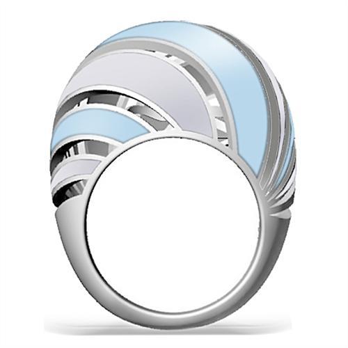 High polished (no plating) Stainless Steel Ring with No Stone