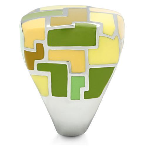 High polished (no plating) Stainless Steel Ring with No Stone