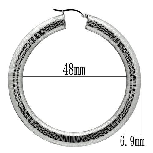 High polished (no plating) Stainless Steel Earrings with No Stone