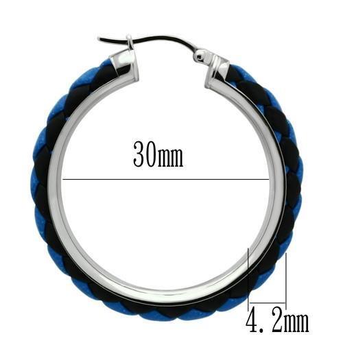 High polished (no plating) Stainless Steel Earrings with No Stone