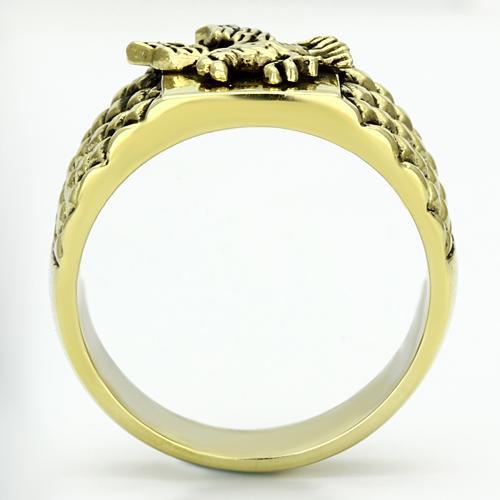 Gold-Plated Western Military Ring