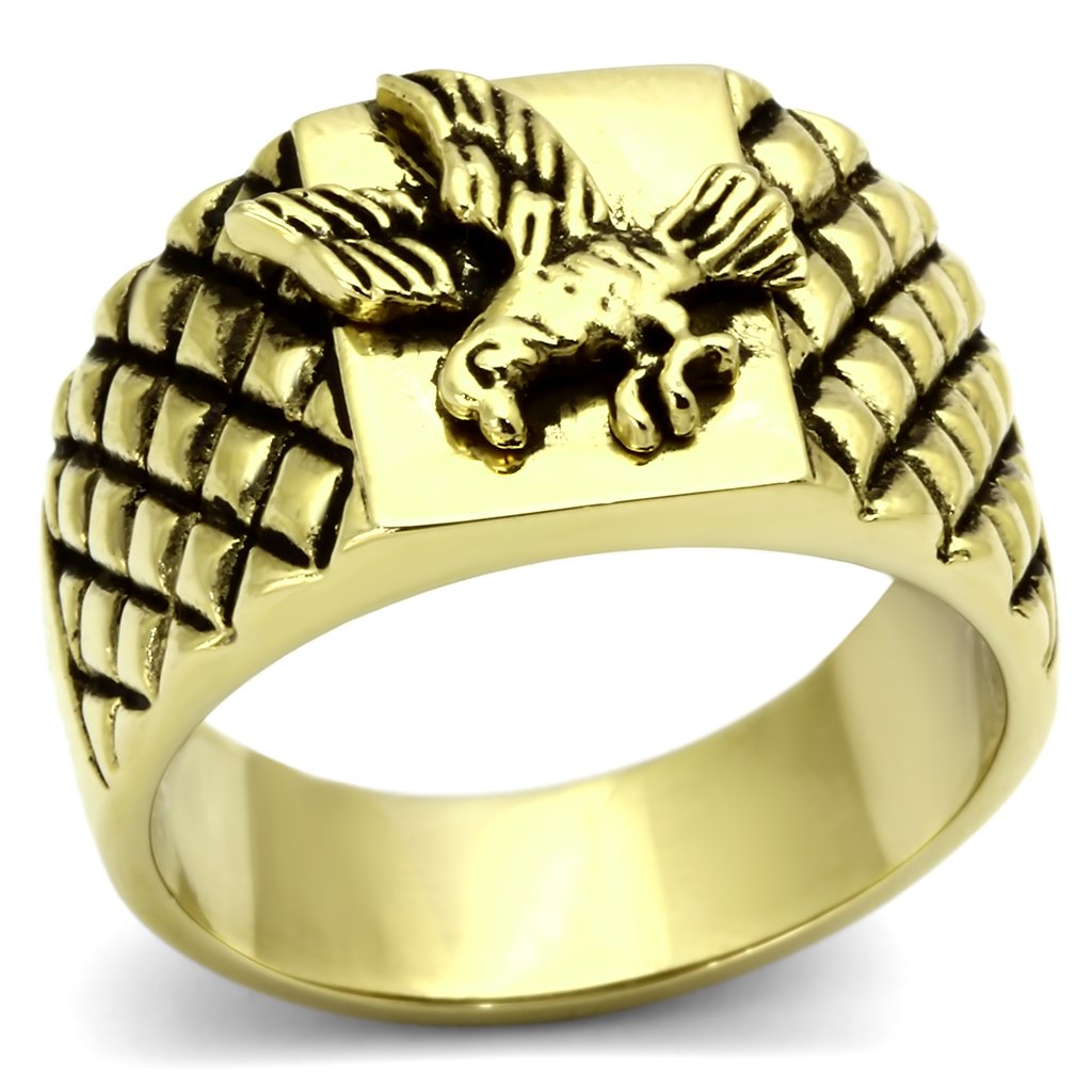 Gold-Plated Western Military Ring
