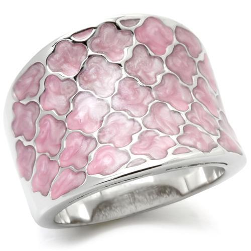 Rhodium Brass Ring with No Stone