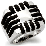 Rhodium Brass Ring with No Stone