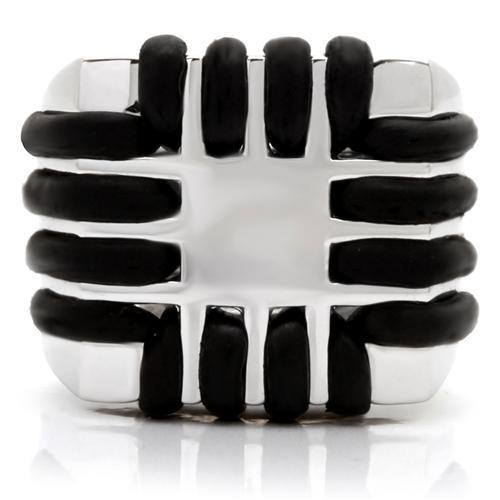 Rhodium Brass Ring with No Stone