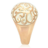 Rose Gold Brass Ring with No Stone