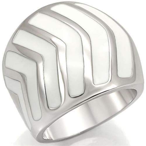 Rhodium Brass Ring with No Stone