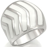 Rhodium Brass Ring with No Stone