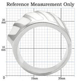 Rhodium Brass Ring with No Stone
