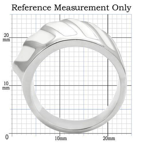 Rhodium Brass Ring with No Stone