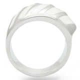 Rhodium Brass Ring with No Stone