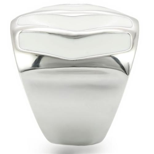 Rhodium Brass Ring with No Stone