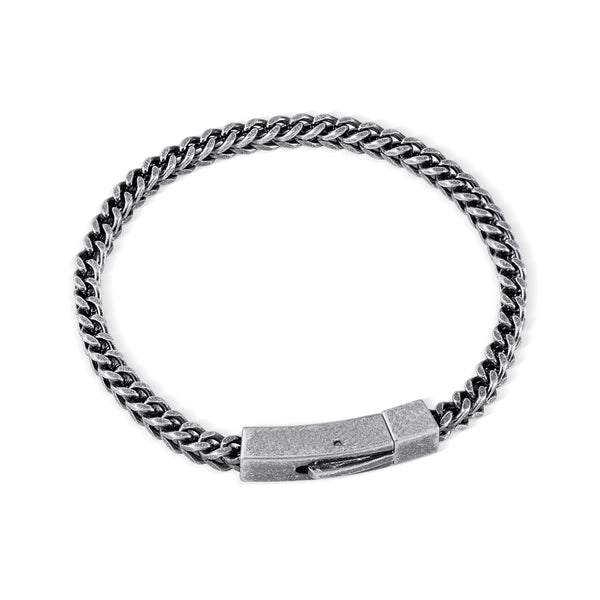 Custom Cuban Link Nameplate Bracelet – Stainless Steel for Men