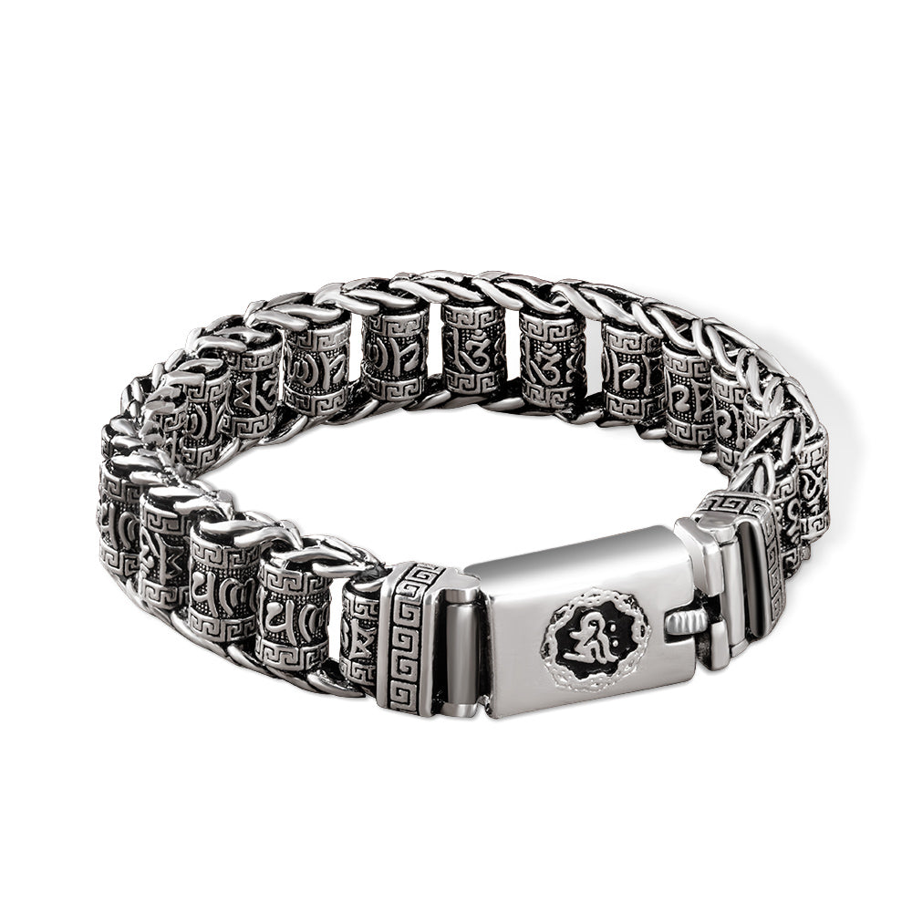 Tibetan Prayer Wheel Spinner Bracelet
