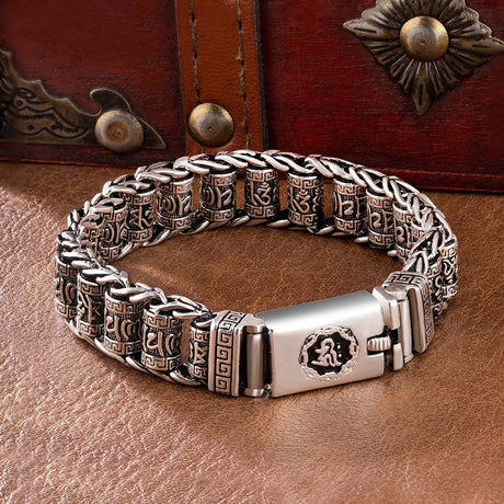 Tibetan Prayer Wheel Spinner Bracelet