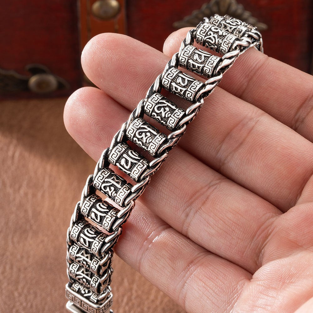 Tibetan Prayer Wheel Spinner Bracelet