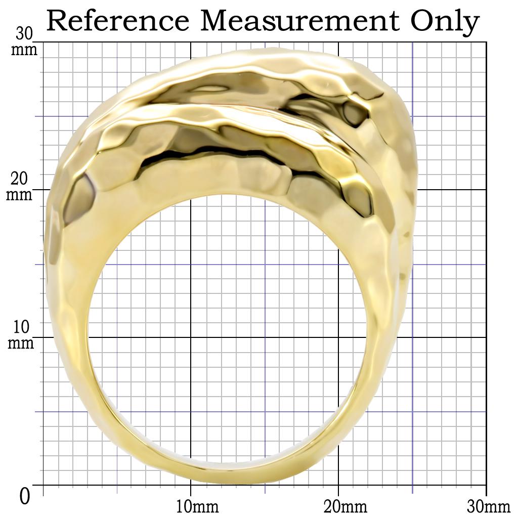 Gold Brass Ring with No Stone