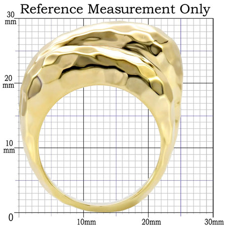 Gold Brass Ring with No Stone
