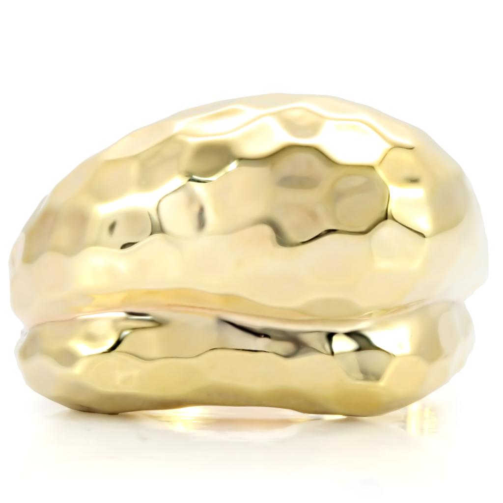 Gold Brass Ring with No Stone