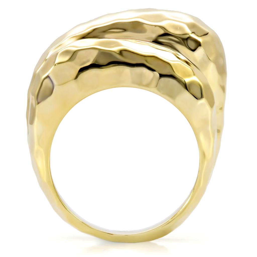 Gold Brass Ring with No Stone