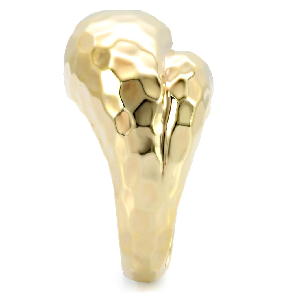 Gold Brass Ring with No Stone