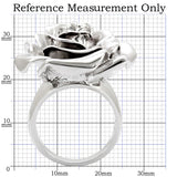 Rhodium Brass Ring with No Stone