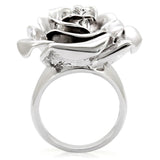 Rhodium Brass Ring with No Stone