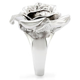 Rhodium Brass Ring with No Stone