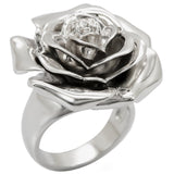 Rhodium Brass Ring with No Stone