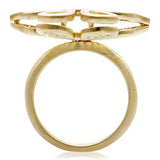 Matte Gold Brass Ring with AAA Grade CZ  in Multi Color