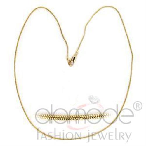 Gold Brass Chain with No Stone