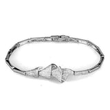 Rhodium Brass Jewelry Sets with AAA Grade CZ  in Clear