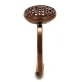 IP Coffee light Brass Ring with AAA Grade CZ  in Light Coffee