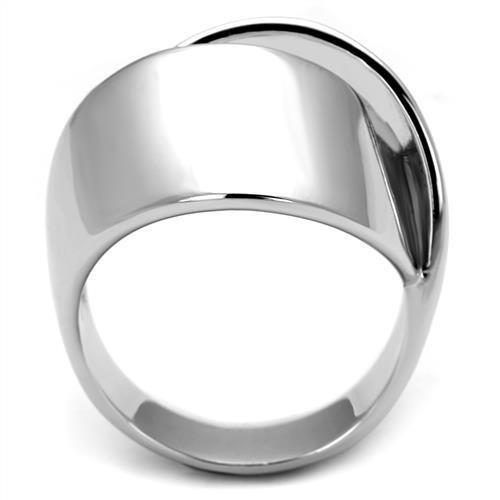 Rhodium Brass Ring with No Stone