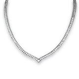 Rhodium Brass Jewelry Sets with AAA Grade CZ  in Clear