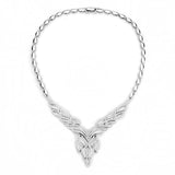 Rhodium Brass Jewelry Sets with AAA Grade CZ  in Clear